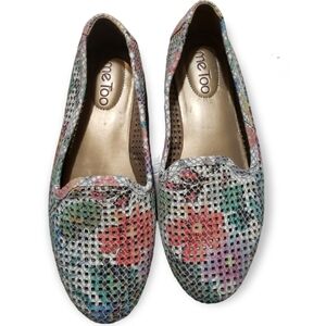 Me Too Multicolored Leather Flat Shoe size 7